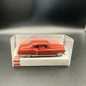 BUSCH #43416  1952 Cadillac 2-Door Coupe "Red"  H.O. 1:87